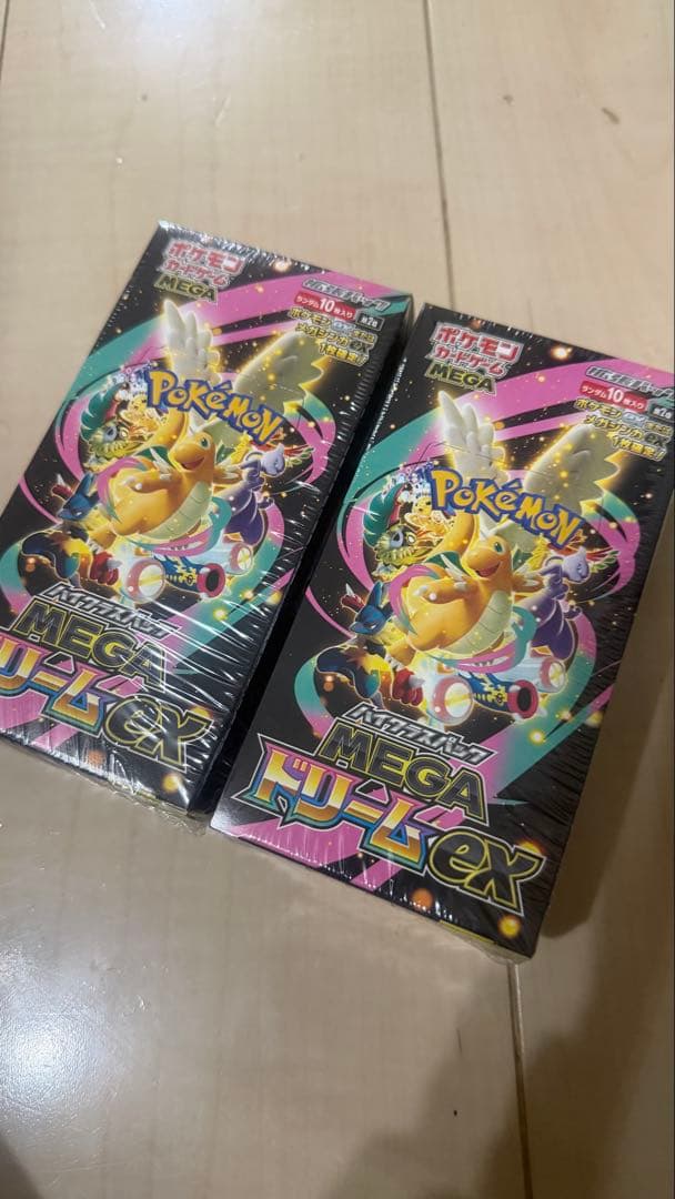 ポケモンカードシュリンク付き　MEGAドライブEX2個BOX