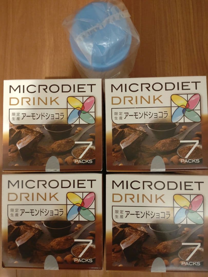 マイクロダイエット　アーモンドショコラ4箱（28食）シェイカー付