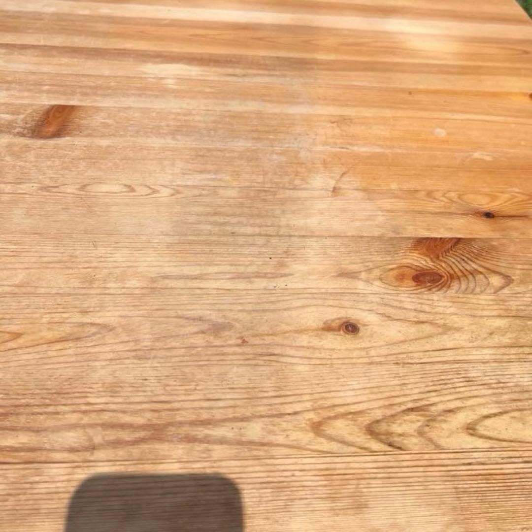 無印良品　パイン材デスク　学習机　天然木