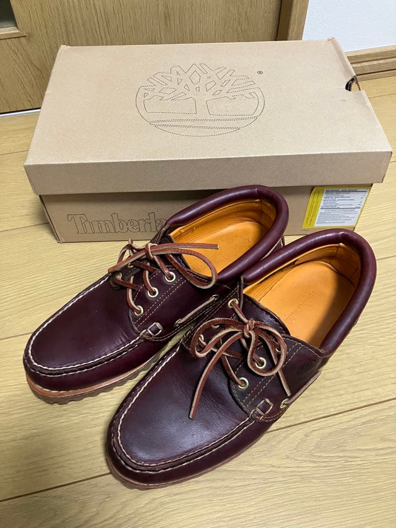 Timberland 3eye クラシックラグ　27cm バーガンディ