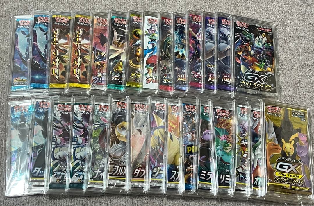 ポケモンカード未開封パック絶版など　84種89パック　コンプ品