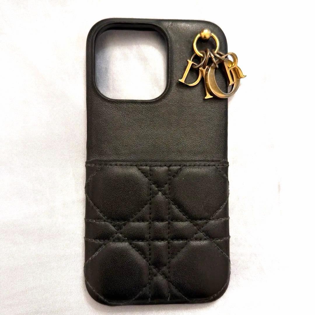 Christian Dior ブラック iPhone13 Pro 用ケース