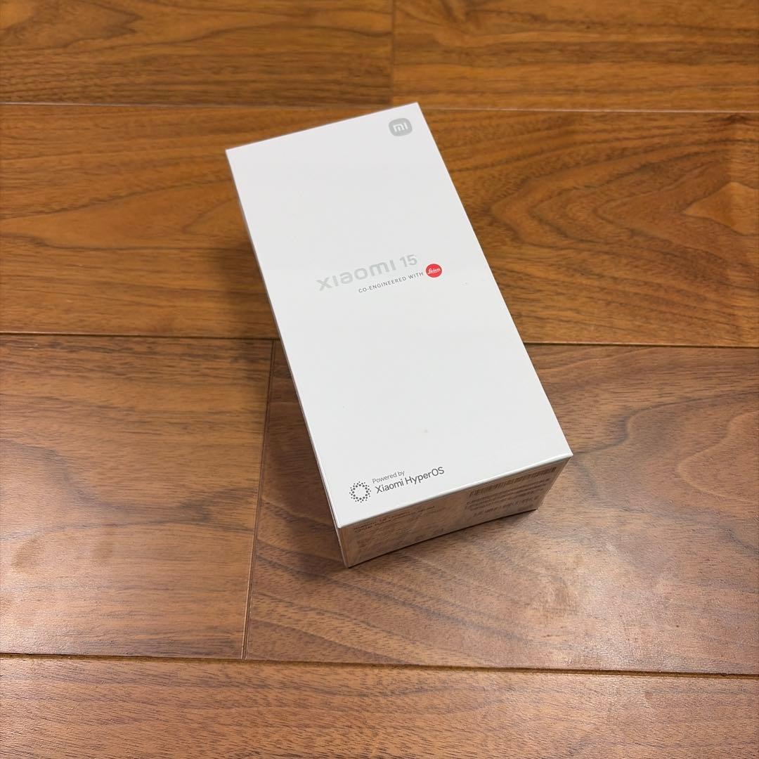 【新品未使用】Xiaomi 15 12GB+256GB Green SIMフリー
