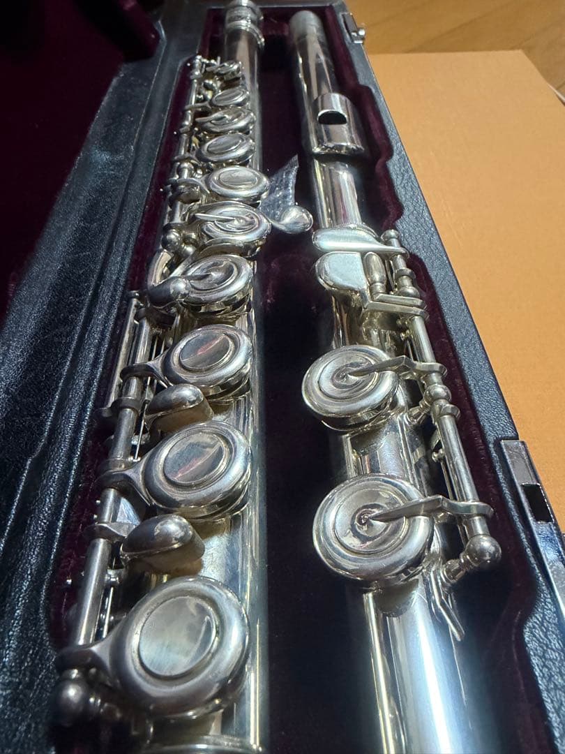 ヤマハ YAMAHA フルート YFL-614 銀製 ケース付き