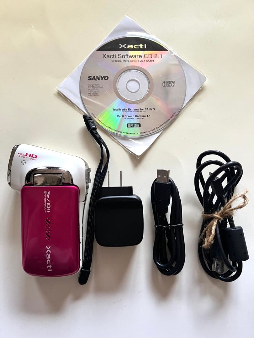 SANYO デジタルムービーカメラ Xacti CA100 P ピンク