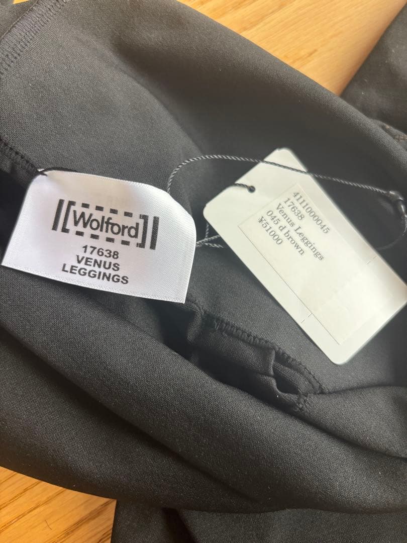 未使用Wolford venus leggings umber/black S