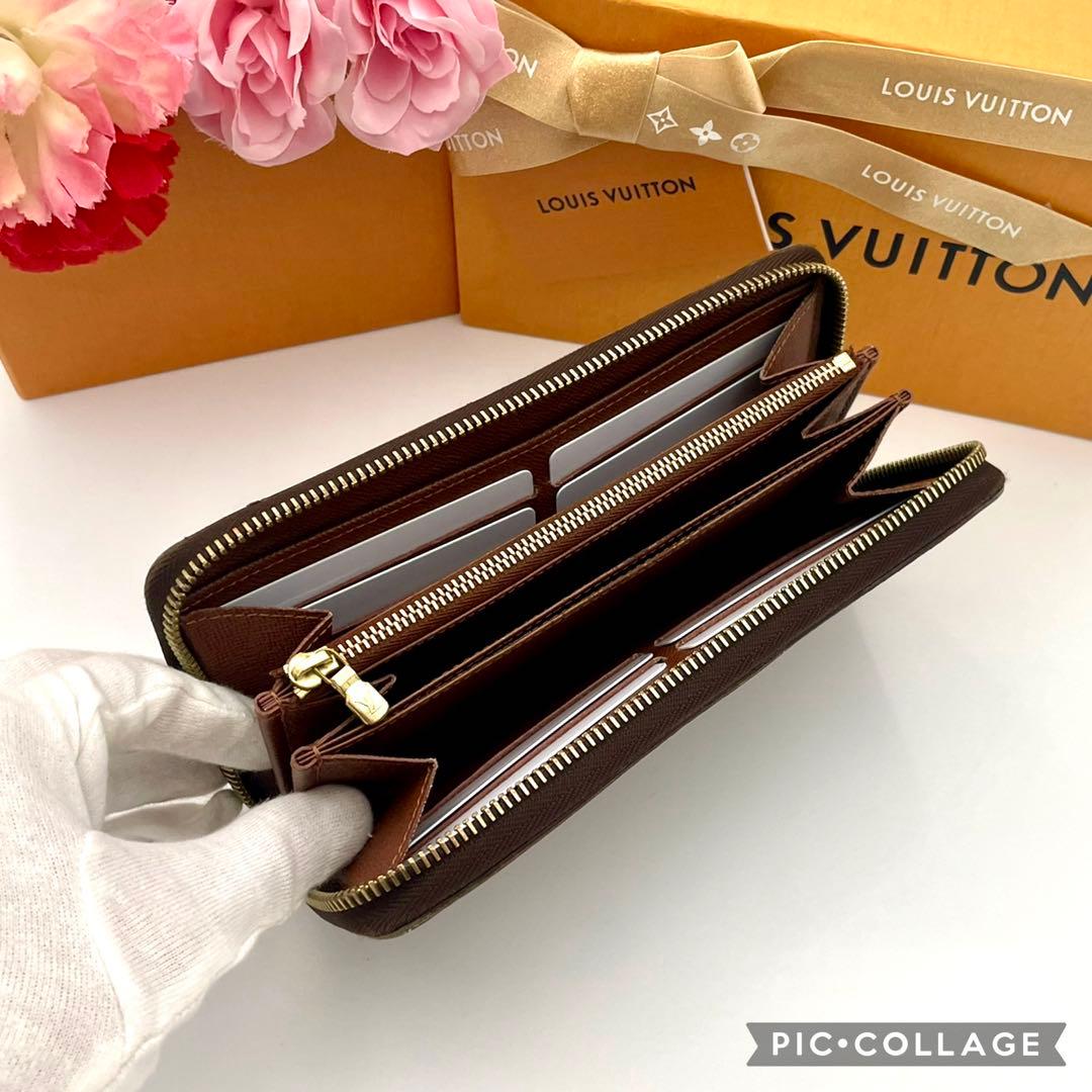 ルイヴィトン　ジッピーウォレット　モノグラム　ラウンドファスナー　長財布