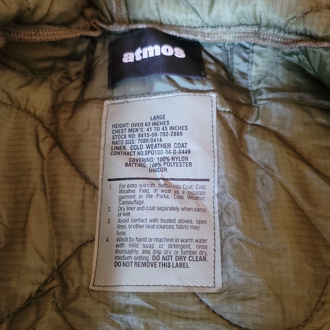 オリーブグリーン キルティング ミリタリージャケット