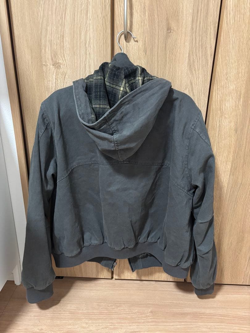 TINA:JOJUN ジップアップフード付き ボンバージャケット