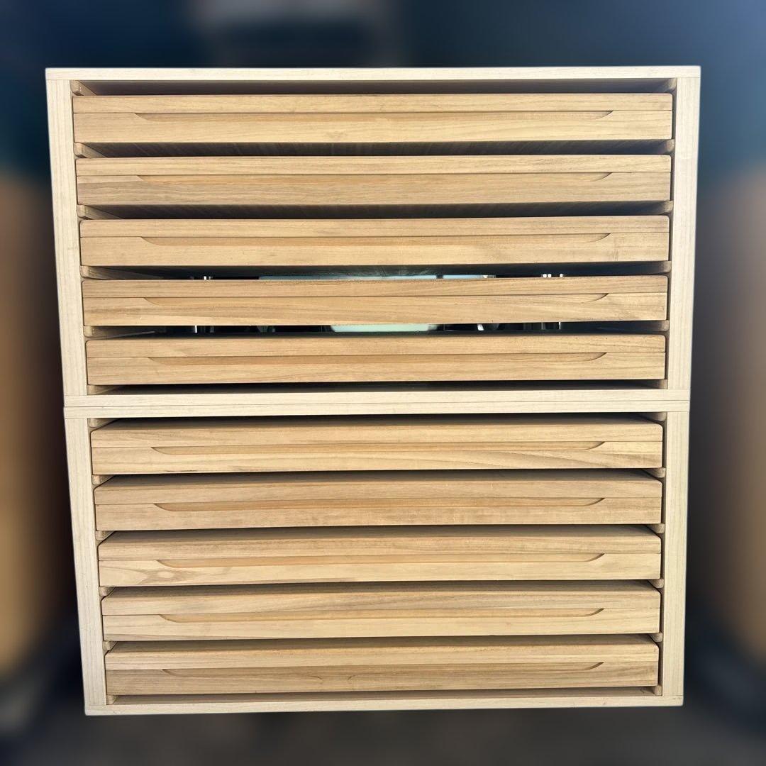 システム総桐タンス。桐箪笥 桐たんす 10段 和服 着物 衣裳箱 ボックスタイプ