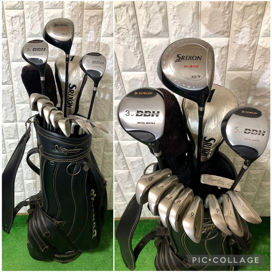 初心者おすすめ☆メンズ ゴルフクラブセット☆ダンロップ☆キャディバッグ付