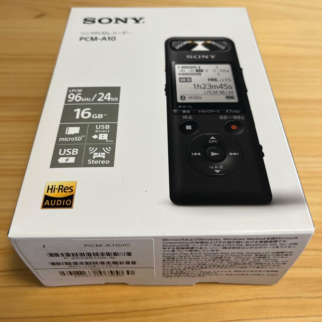 ソニー リニアPCMレコーダー PCM-A10