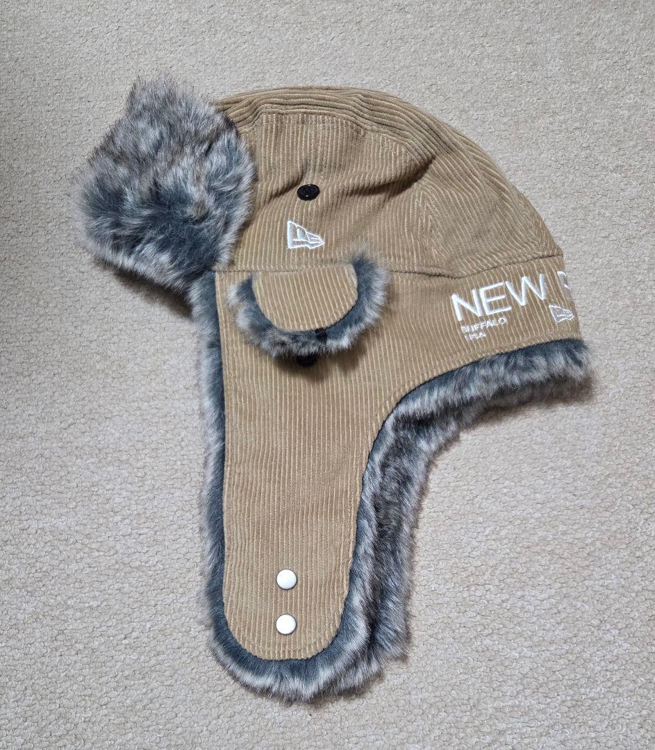 ニューエラ キャップ トラッパー Corduroy Trapper ベージュ