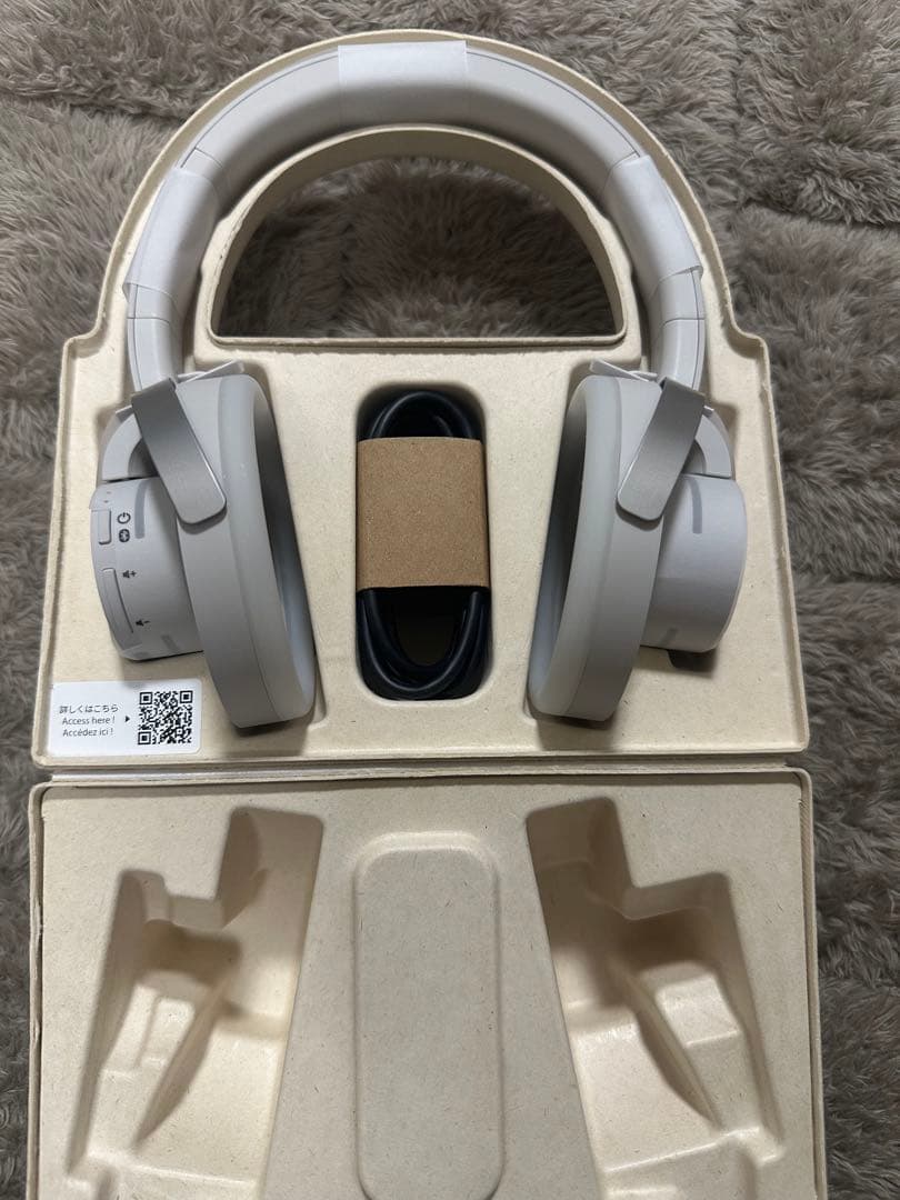 ワ*ン様 【新品未使用】nwmone NTTヘッドホン ライトグレー