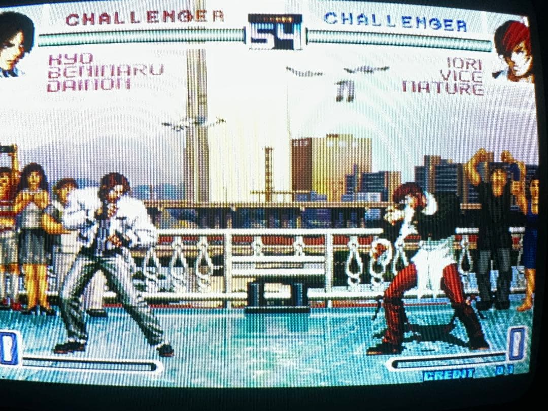 SNKMVSザキングオブファイターズ2002カセットです