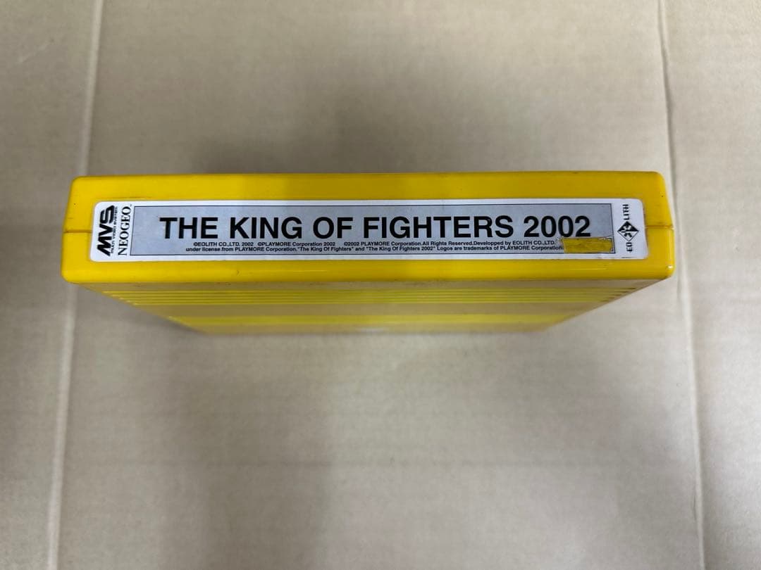SNKMVSザキングオブファイターズ2002カセットです