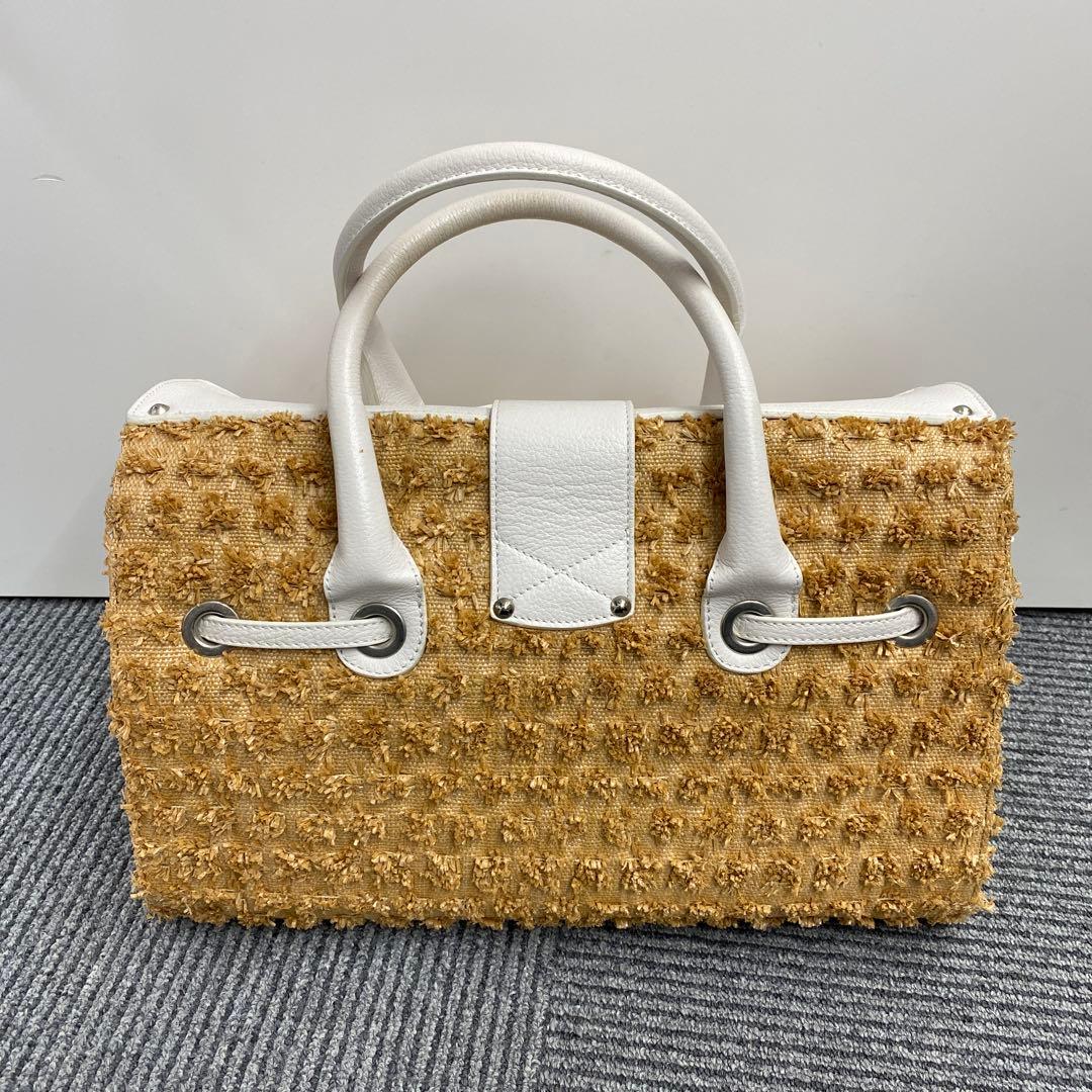 JIMMY CHOO テクスチャー ハンドバッグ