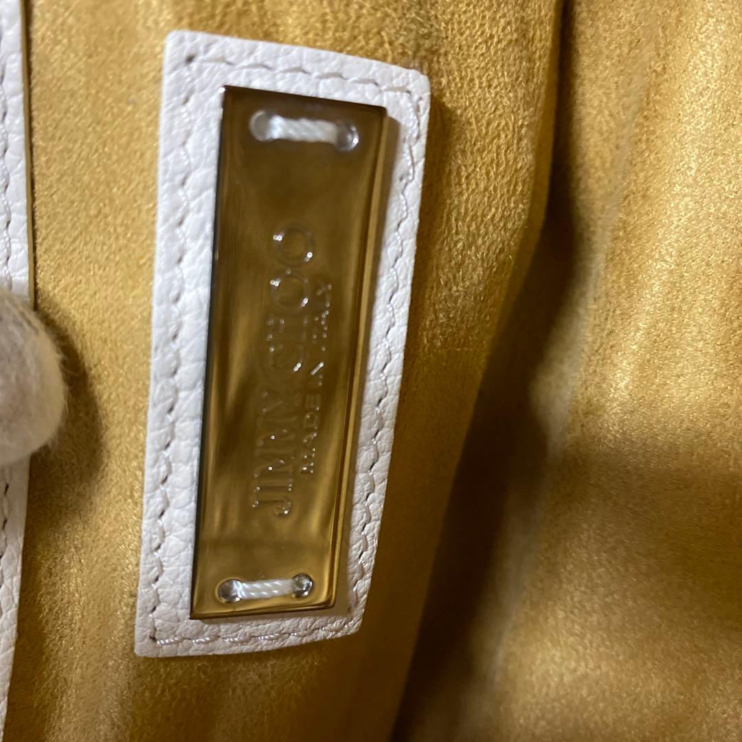 JIMMY CHOO テクスチャー ハンドバッグ