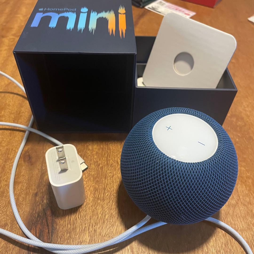 【Apple】pod mini ブルー スマートスピーカー 本体