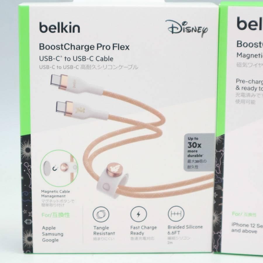 新品！24年製 ディズニー100周年限定×ベルキン チャージングギフトボックスb