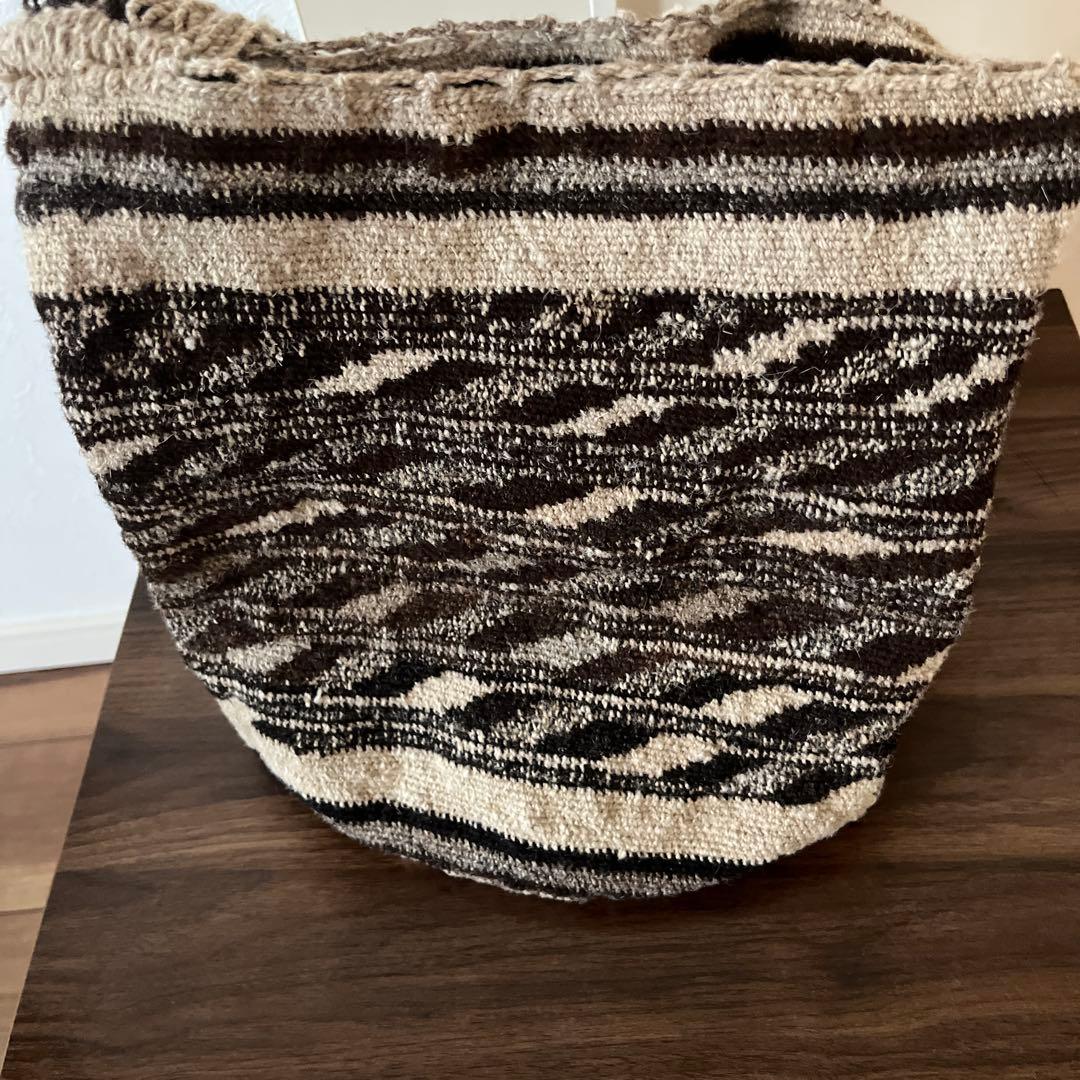 お値下げ‼️手しごと コロンビア バスケット民族 ショルダーバッグ