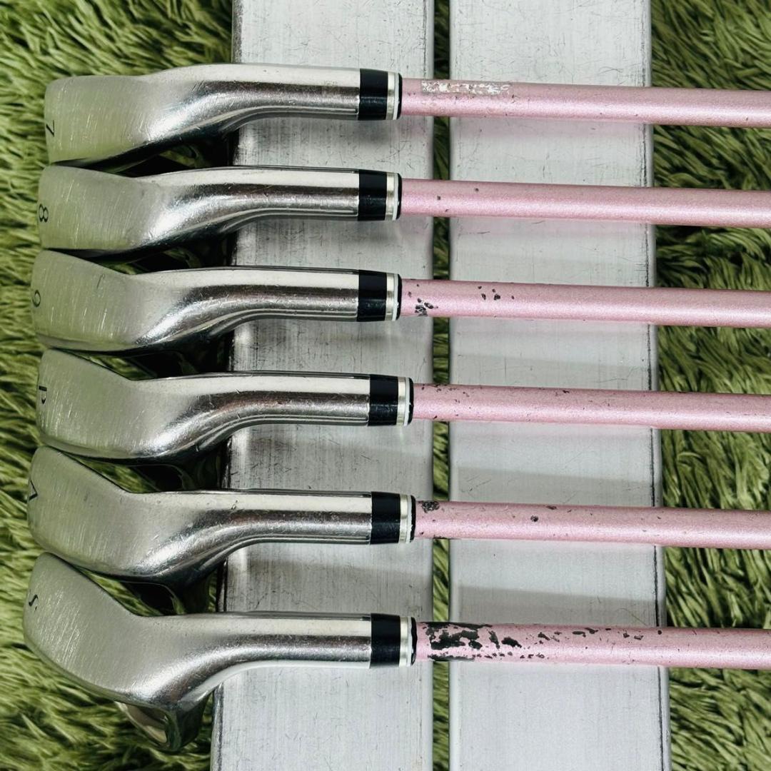 ゼクシオ 10代目 MP1000 ボルドー アイアン6本セット レディースゴルフ