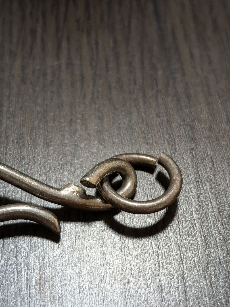 最終ガルシアブラス製フックとSilver製フック、丸カン