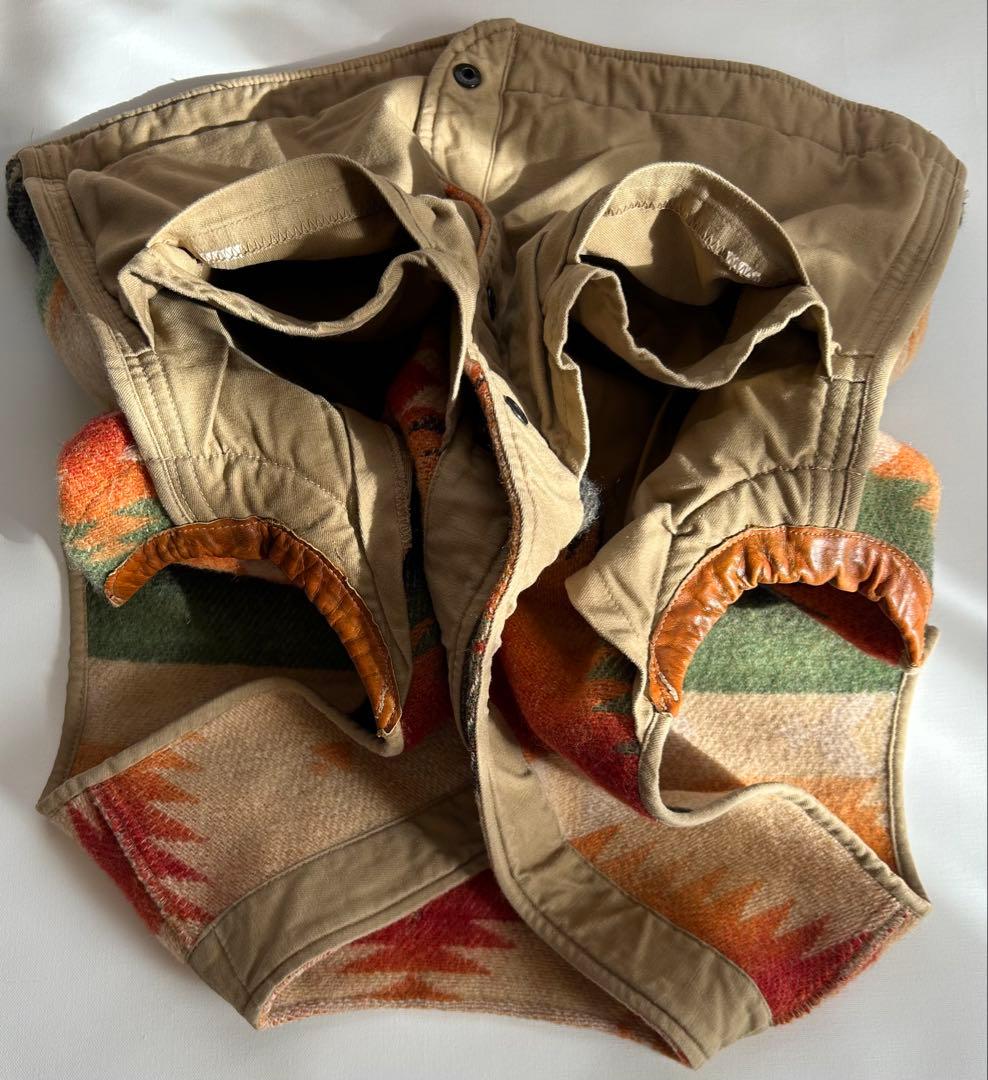 XL usa製 polo by ralph laurenネイティブ柄ウールベスト