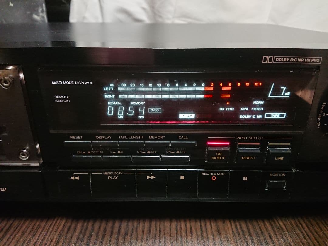 美品メンテナンス整備済みVICTOR製3ヘッドカセットデッキTD-V631