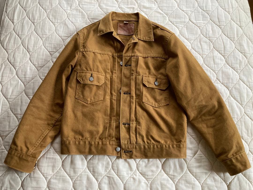 シュガーケーン　Gジャン　セカンド　サイズ40 茶色