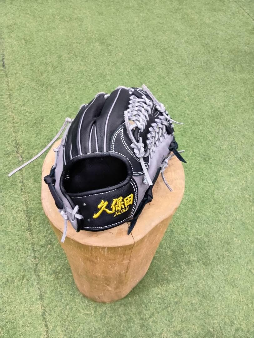 久保田JAPAN（スラッガー）硬式野球グローブ 黒/グレー 逆輸入
