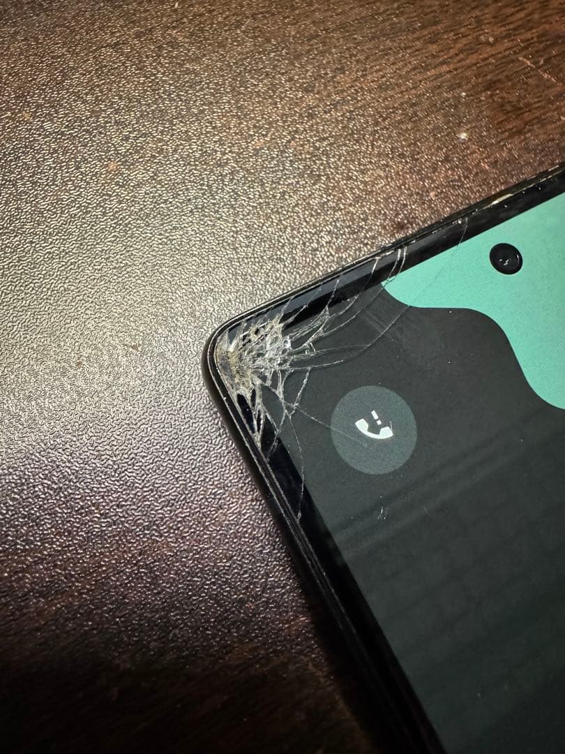 【画面割れ】Google Pixel 6a ホワイト 【動作品】