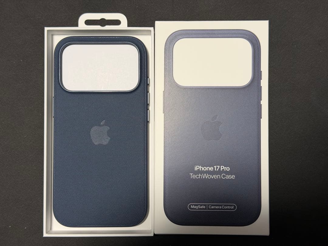 iPhone 17 Pro 純正 テックウーブンケース ブルー Magsafe