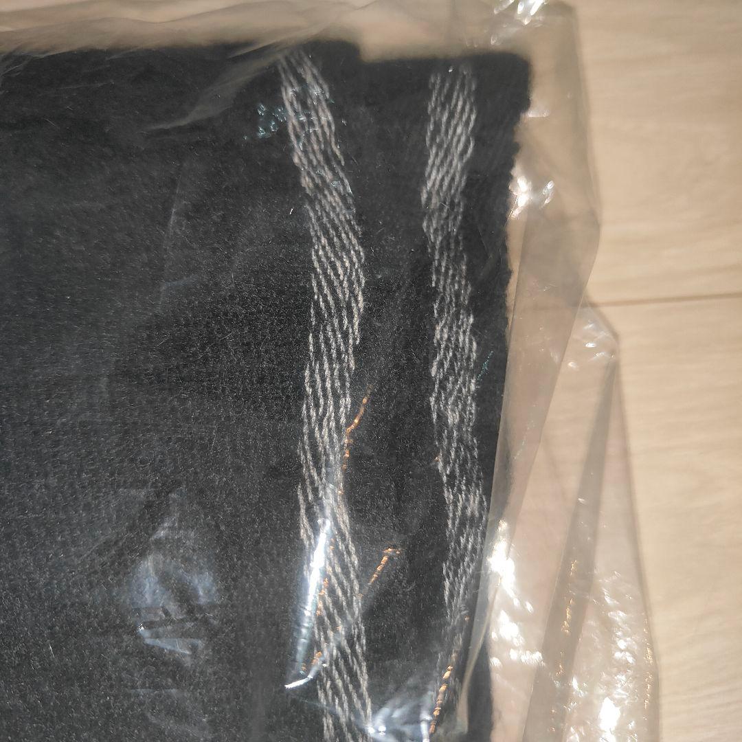 CTHY YAK WOOL FRINGE STOLE ヤクウールストールブラック