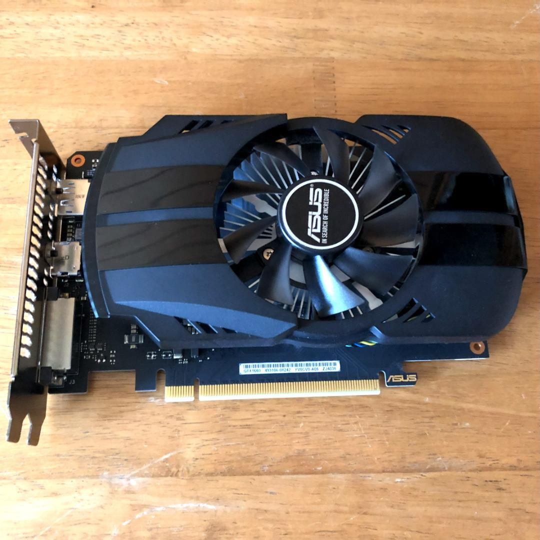 グラフィックボード・グラボ・ビデオカード ASUS GeForce GTX 1650 PH-GTX1650-O4G