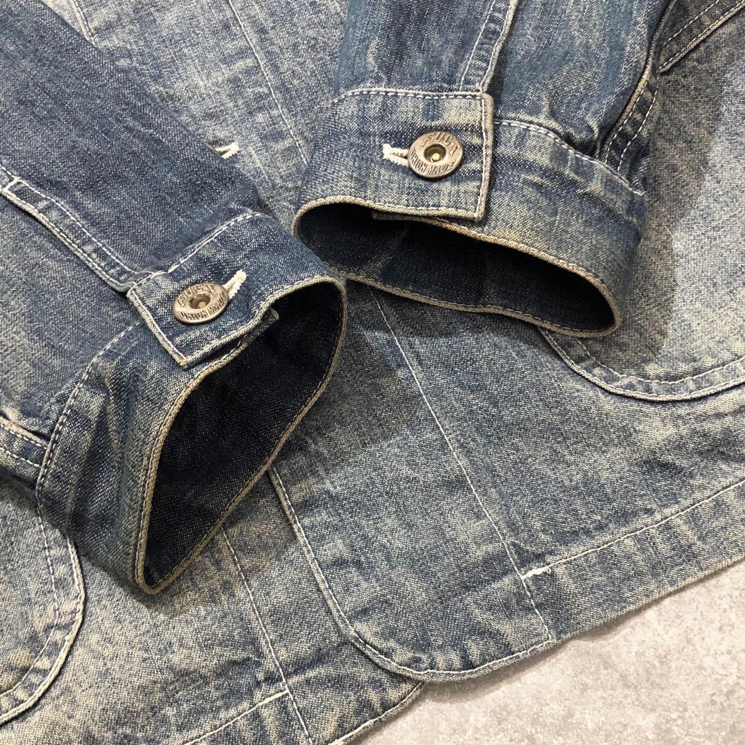 FUCT SSDD デニム カバーオール M ファクト 刺繍 インディゴ