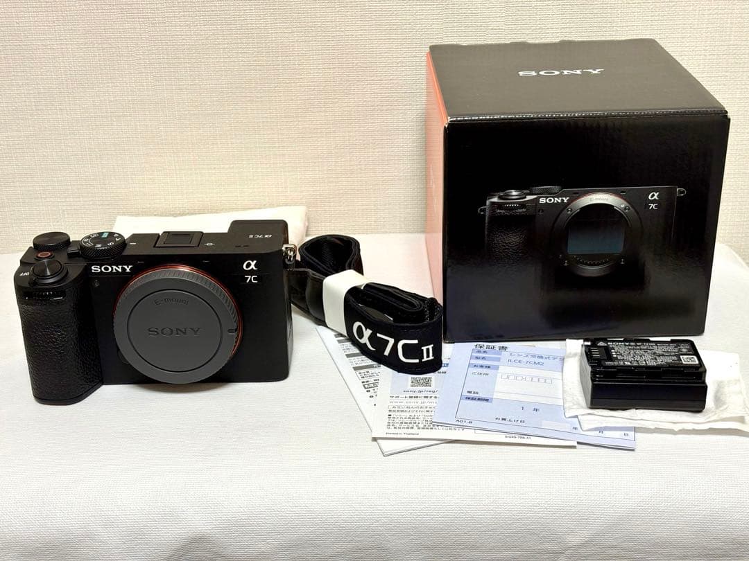 SONY α7CII ミラーレスデジタル一眼「ILCE-7CM2」 グリップ付き