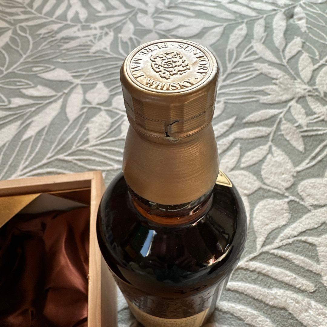 山崎 12年 ピュアモルトウイスキー 木箱入り