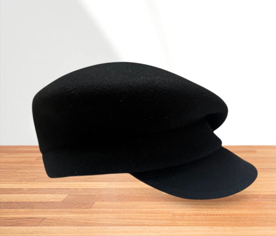 CA4LA アシンメトリーキャスケット ブラック　ワンサイズ