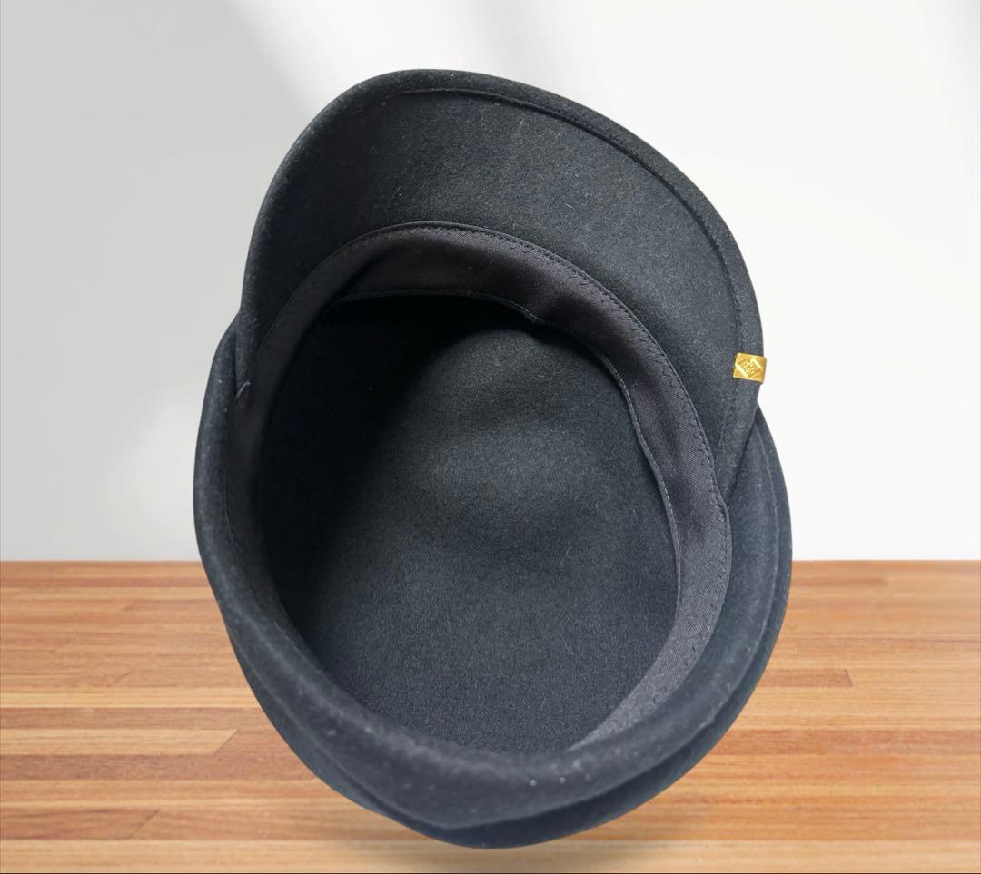 CA4LA アシンメトリーキャスケット ブラック　ワンサイズ