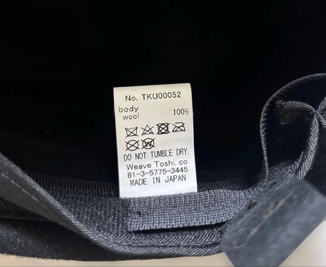 CA4LA アシンメトリーキャスケット ブラック　ワンサイズ