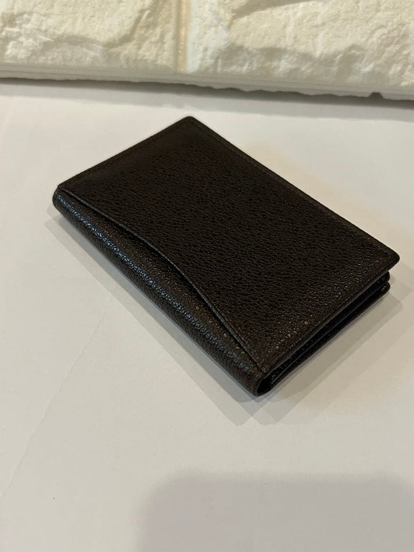 未使用⭐️ BVLGARI ブルガリ　ダークブラウン 名刺入れ　カード入れ