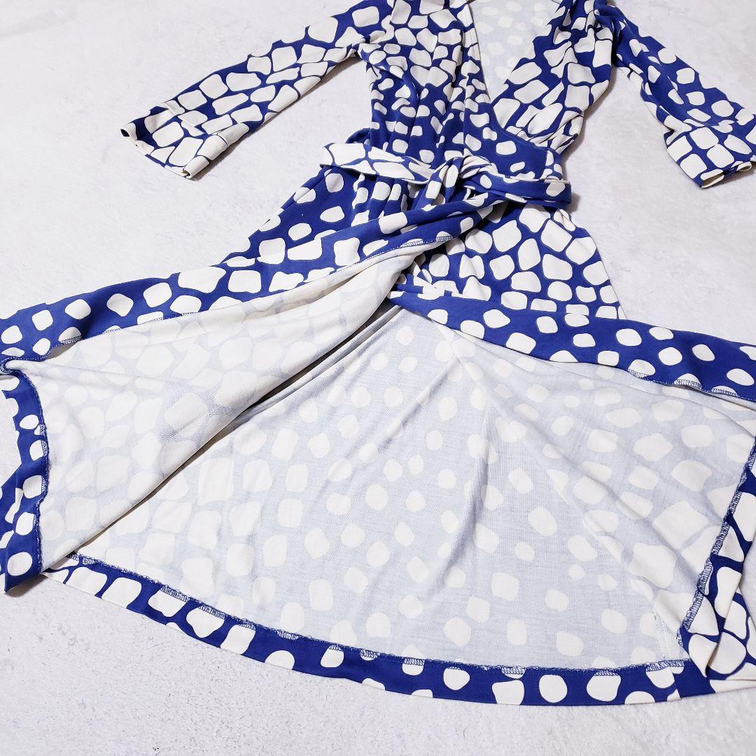 ダイアンフォンファステンバーグ　ラップドレス　ロングワンピース