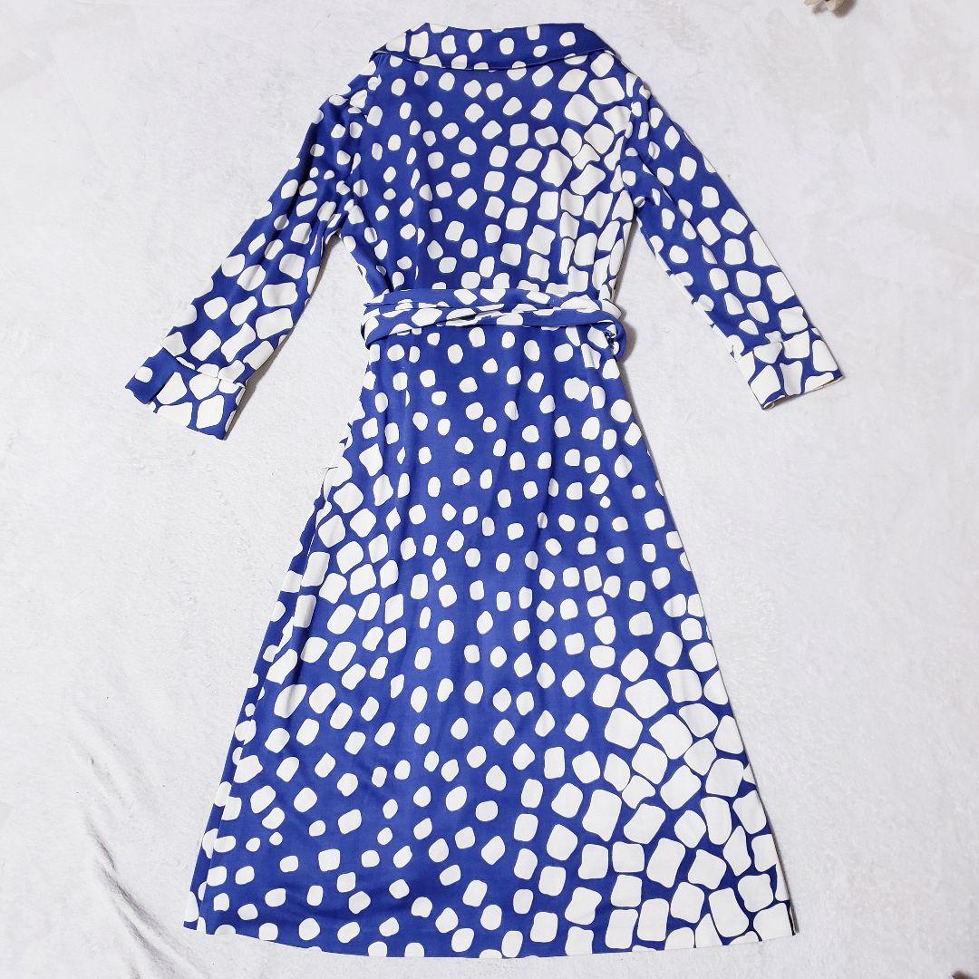 ダイアンフォンファステンバーグ　ラップドレス　ロングワンピース