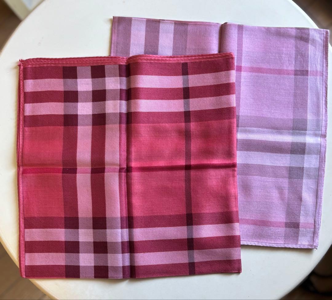 はるぼー様限定 おまとめ2点　【バーバリー】ストールとハンカチセット