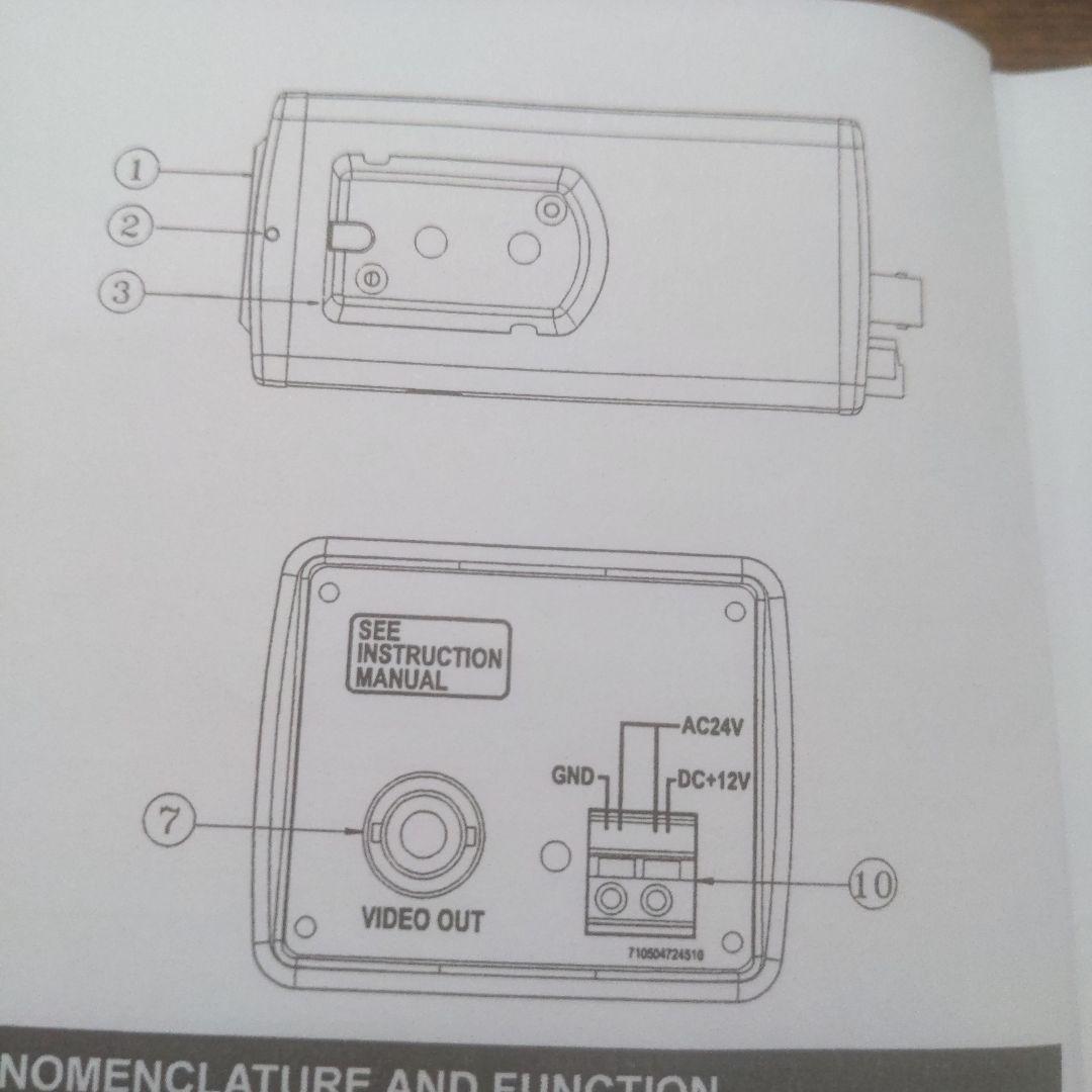 ★未使用品！★ CCD VIDEO CAMERA
