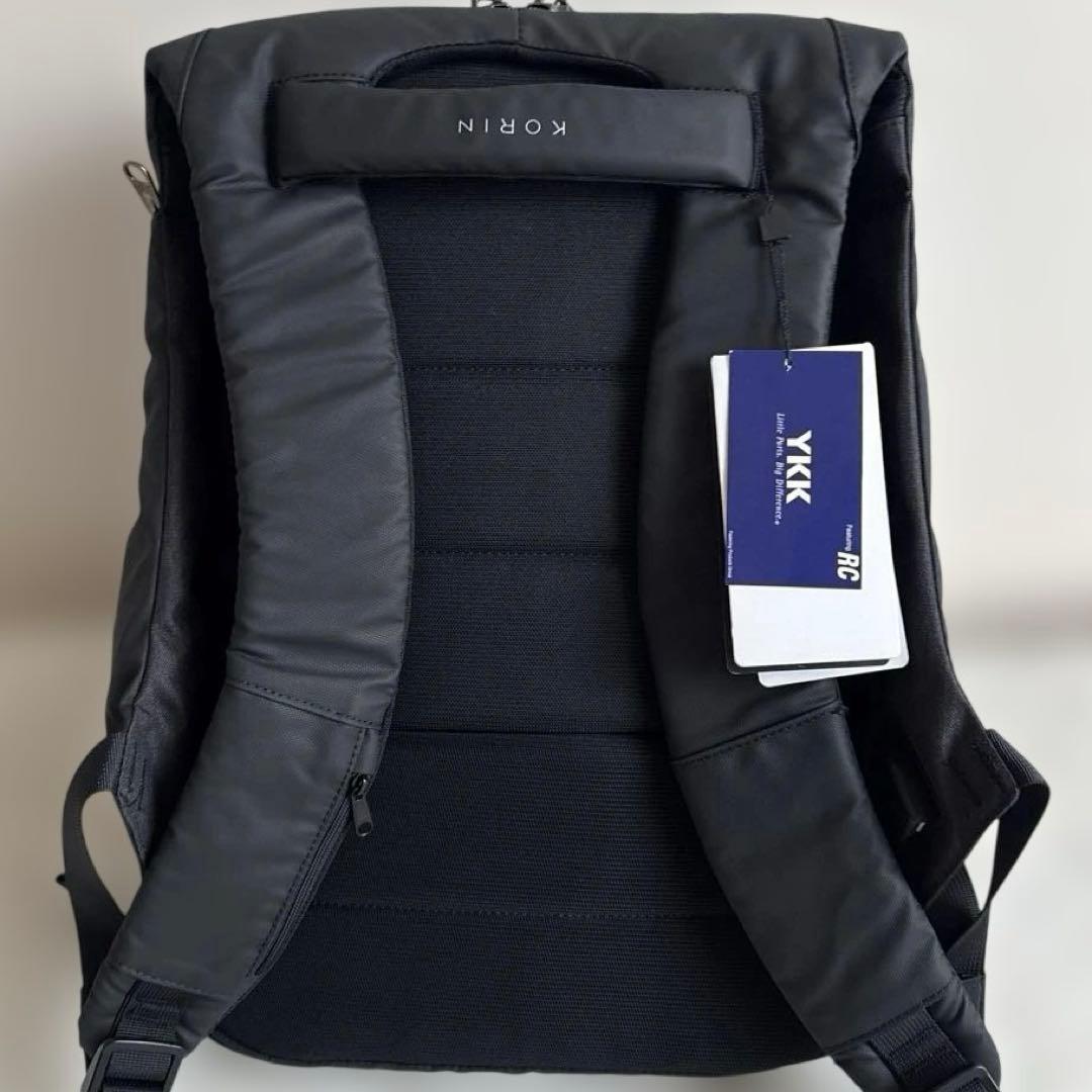 KORIN DESIGNコリンデザインブラックバックパック大容量