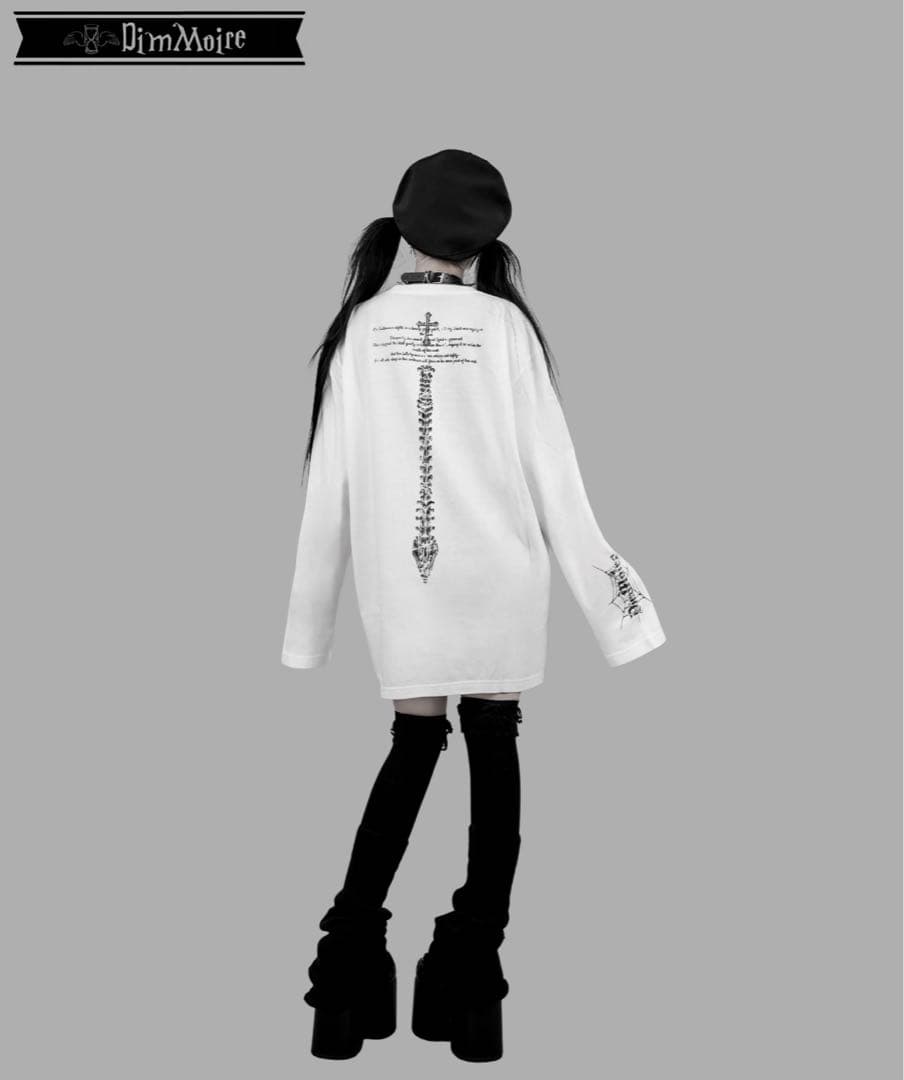 DimMoire Webbed Lullaby ロンT【White】