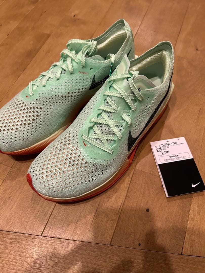 室内試着 NIKE ZOOMX VAPORFLY NEXT％ 3 EK
