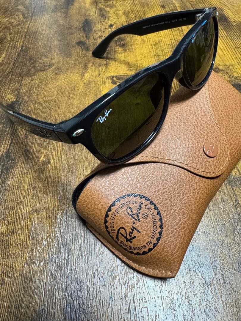 【定番】最安美品Ray-BanレイバンNew Wayfarer RB2132-F